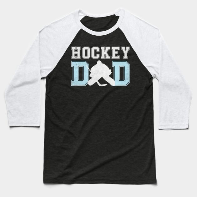 Hockey Dad Baseball T-Shirt by RichyTor